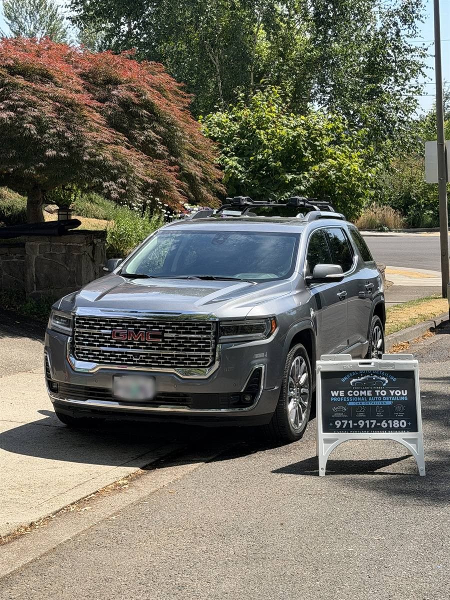 GMC Denali finished, three quarter view